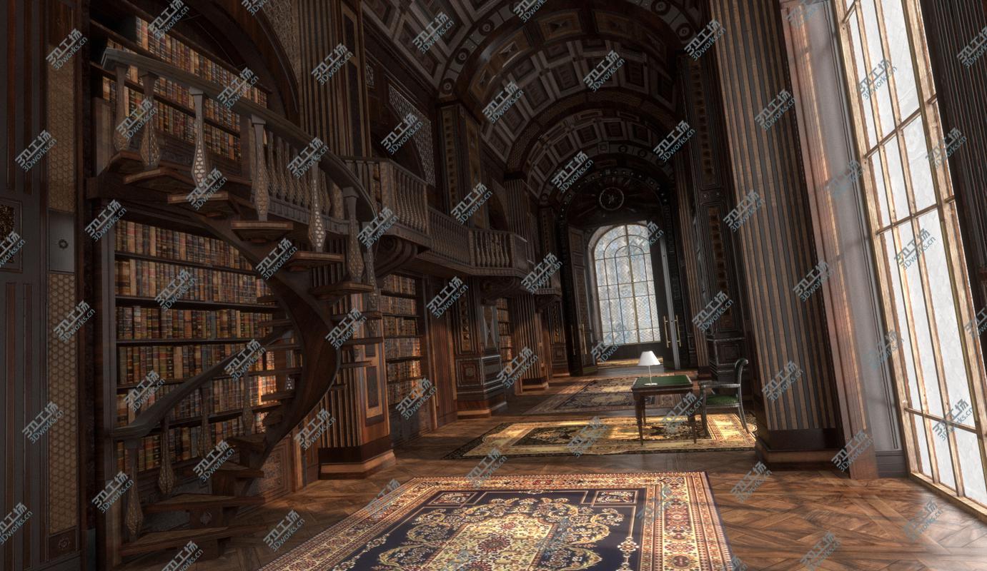 images/goods_img/20210313/Conceptual Castle interior and internal courtyard Low Poly PBR Part 1 2 3D model/5.jpg
